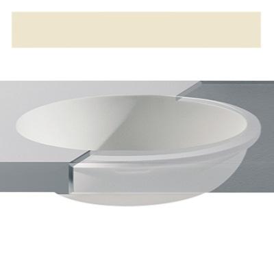 Lavabo solid surface Betacryl oval 42 X 33 X 14 cm int. Traditional Bone
