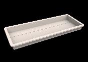 Lavabo solid surface Acrylic 85 X 30 X 11 cm desagüe oculto polar White