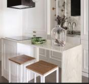 Corian Carrara Crema Placa Solid Surface