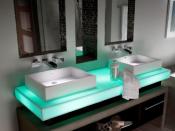 Corian Mint Ice Placa Solid Surface