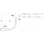 Kit Conexión rebosadero baño redondo solid surface visto / oculto