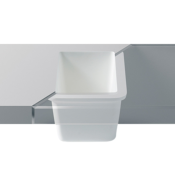 Fregadero Solid Surface Betacryl R12 16 x 35 x 14 cm Classic White