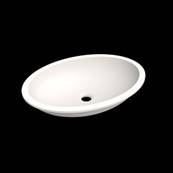 Lavabo solid surface Acrylic 50 X 35 X 12 cm Polar White