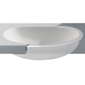 Lavabo solid surface Betacryl oval 50,5 X 34 X 15,8 cm int. Classic White