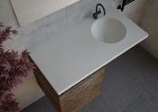 Lavabo solid surface Acrylic Ø35 X 12 cm Standard White