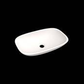 Lavabo para integrar solid surface Acrylic R85 50 X 30 X 12 cm Standard White