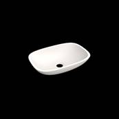 Lavabo solid surface top Acrylic R100 40 X 27 X 10 cm Standard White