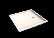 Plato de ducha Solid Surface Acrylic 80 X 80 X 4 cm Standard White