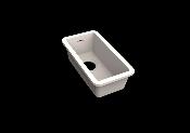 Fregadero Solid Surface Acrylic 19 X 40 X 14 cm Standard White