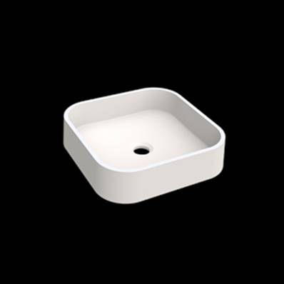 Lavabo solid surface top Acrylic R70 35 X 35 X 9 cm Polar White