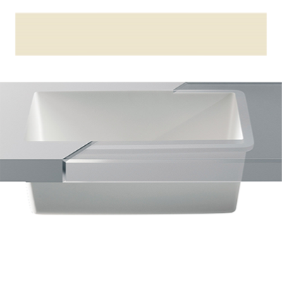 Fregadero Solid Surface Betacryl R10 53 x 40 x 17,4 cm Traditional Bone