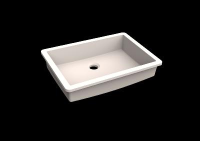 Lavabo solid surface Acrylic R5 45 X 30 X 10 cm Standard White