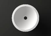 Lavabo solid surface Acrylic Ø30 X 12 cm Standard White