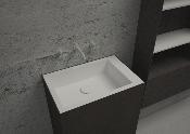 Lavabo solid surface Acrylic R5 40 X 27 X 10 cm Standard White