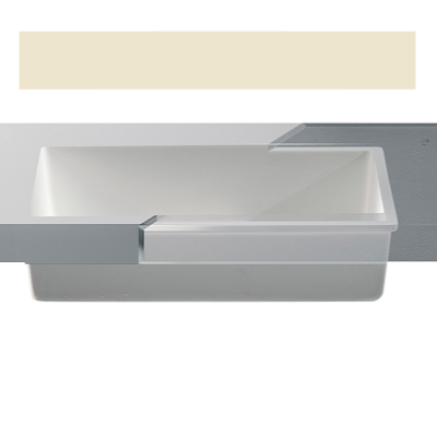 Lavabo solid surface Betacryl R10 50 X 34 X 12 cm Bone