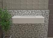 Lavabo solid surface Acrylic R20 50 X 30 X 10 cm Standard White