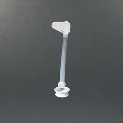 Kit valvula lavabo con tubo flexible y rebosadero