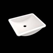 Lavabo solid surface Acrylic 40 X 33 X 10 cm Polar White