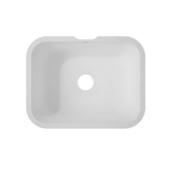 Fregadero Corian 530 x 397 x 188 mm Glacier White