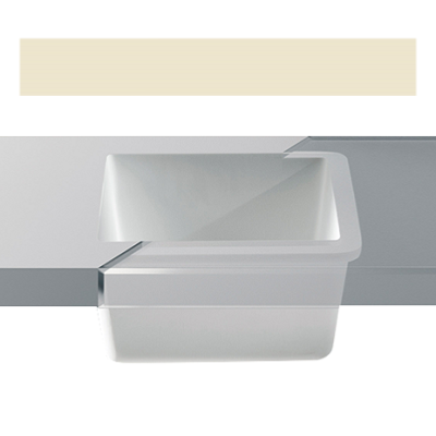 Fregadero Solid Surface Betacryl R10 34 x 40 x 17,3 cm Traditional Bone