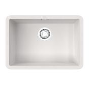 Fregadero Franke Solid Surface con Rebosadero + Válvula R10 60 x 40 x 17,3 cm Standard White