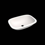 Lavabo solid surface Acrylic R100 45 X 30 X 11 cm Standard White
