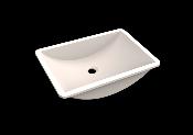 Lavabo solid surface Acrylic 50 X 33 X 12,7 cm Polar White