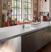 Corian Silver Gray Placa Solid Surface