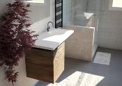 Lavabo solid surface Acrylic Ø35 X 12 cm Standard White