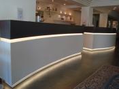 Betacryl Night Dark 3660 x 930 x 12 mm Placa Solid Surface