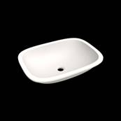 Lavabo solid surface Acrylic R100 50 X 35 X 11 cm Standard White