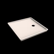 Plato de ducha Solid Surface Acrylic 80 X 80 X 4 cm Polar White