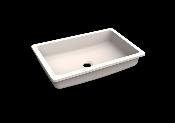 Lavabo solid surface Acrylic R20 50 X 30 X 10 cm Polar White