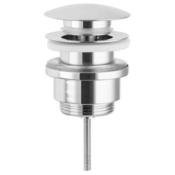 Válvula click clack lavabo latón cromado compatible solid surface MZ