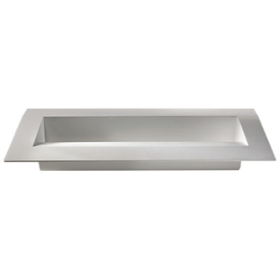 Lavabo solid surface Acrylic 100 120 X 40 X 33 cm int. Classic White