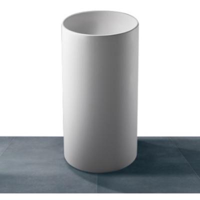 Lavabo solid surface top totem Betacryl Ø42,5 X 91 cm ext. Classic White