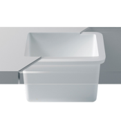 Fregadero Solid Surface Acrylic 100 R10 30 x 30 x 17,4 cm Classic White