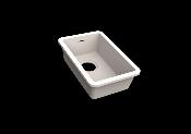 Fregadero Solid Surface Acrylic 25 X 40 X 14 cm Polar White