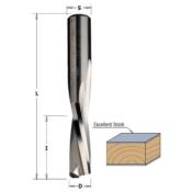 Fresa helicoidal Z2 Negativo para repasar cortes en Solid Surface D8 I32 L80 S8