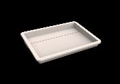 Lavabo solid surface Acrylic 50 X 35 X 9 cm desagüe oculto polar White