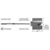 Broca de centrado para Solid Surface en Acero HSS. Compatible con coronas de Ø20-30mm.