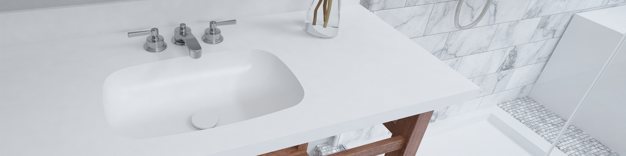 Lavabos integrables Solid Surface